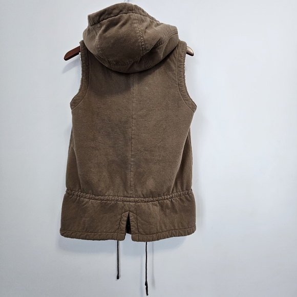 INC Oversized Sherpa Hooded Vest - Size US S - Picture 6 of 8